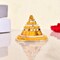 Shree Yantra Sri Chakra Meru Laxmi Yantra for Good Luck Wealth Home Office Decor - Perfect for Meditation Spiritual Blessings (3 Inch)